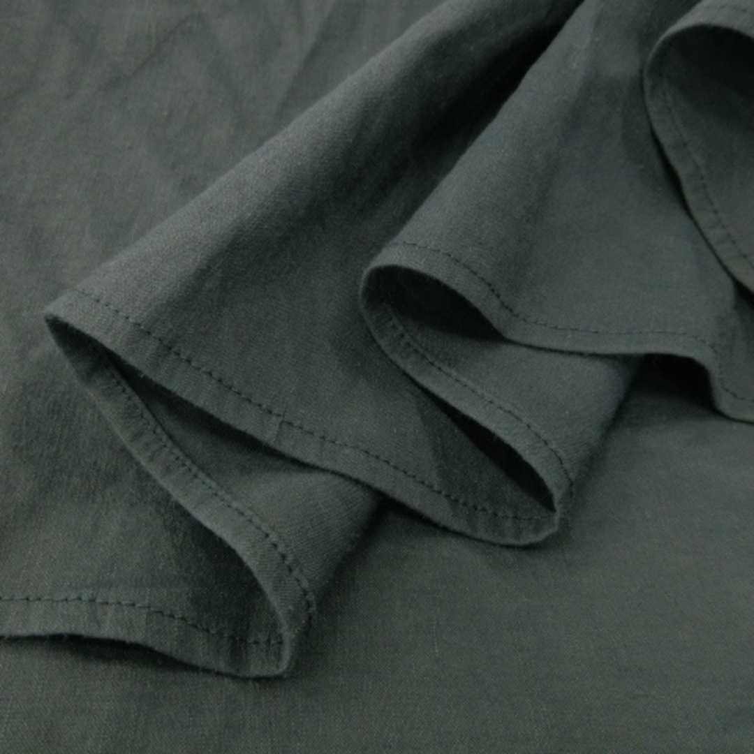 theory(セオリー)のセオリー スカート フレア ミモレ 麻 ストレッチ ウエストタック 00 紺 レディースのスカート(ロングスカート)の商品写真