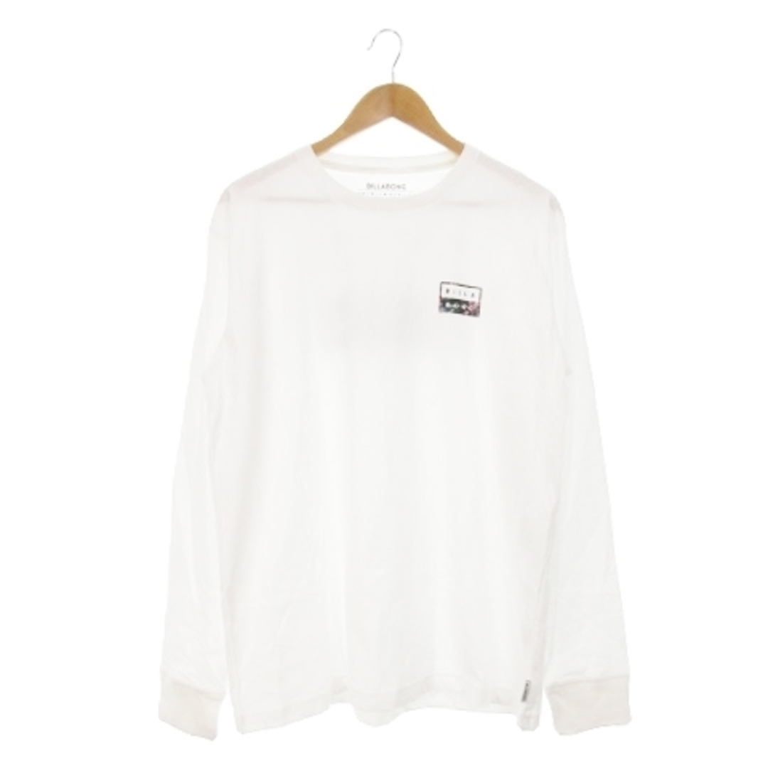 billabong(ビラボン)のビラボン Tシャツ ロンT 長袖 プリント 袖口リブ コットン サーフ XL 白 メンズのトップス(Tシャツ/カットソー(七分/長袖))の商品写真