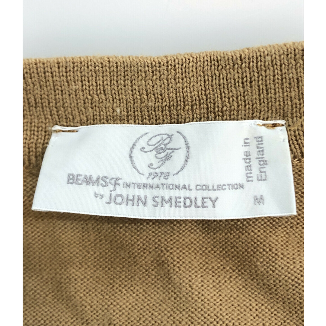 JOHN SMEDLEY(ジョンスメドレー)のジョンスメドレー 長袖ニット 肩ボタン付き ボーダー柄 メンズ M メンズのトップス(ニット/セーター)の商品写真