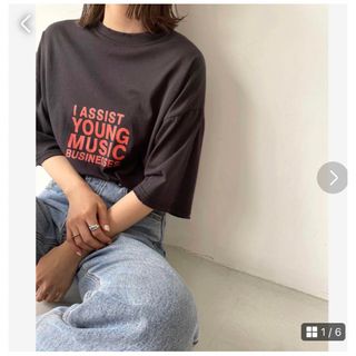 キャナルジーン(CANAL JEAN)の完売品　キャナルジーン　via j ’’YOUNG MUSIC’’半袖Tシャツ(Tシャツ(半袖/袖なし))