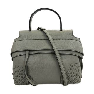 トッズ(TOD'S)のトッズ 2wayウエーブレザーハンドバッグ ショルダーバッグ レディース(ハンドバッグ)