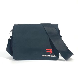 バレンシアガ(Balenciaga)のバレンシアガ BALENCIAGA EXPLORER EMBRO MESSENGER 701747 エクスプローラー カバン 斜め掛け ショルダーバッグ ナイロン/レザー ブラック 新品同様(ショルダーバッグ)