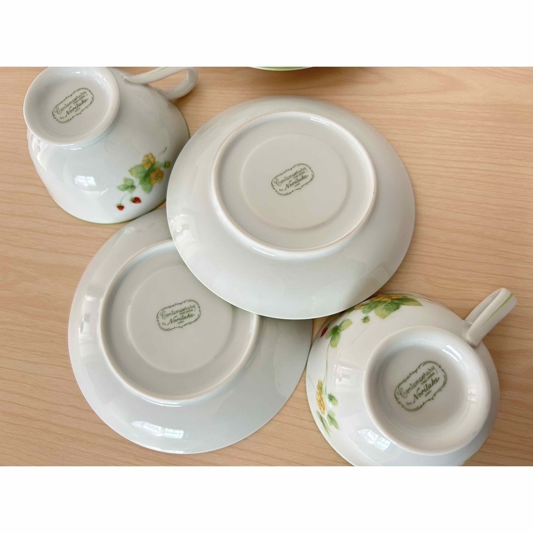 Noritake ノリタケ ティーカップ ソーサー 4客 スプーン セット 新品 インテリア/住まい/日用品のキッチン/食器(グラス/カップ)の商品写真