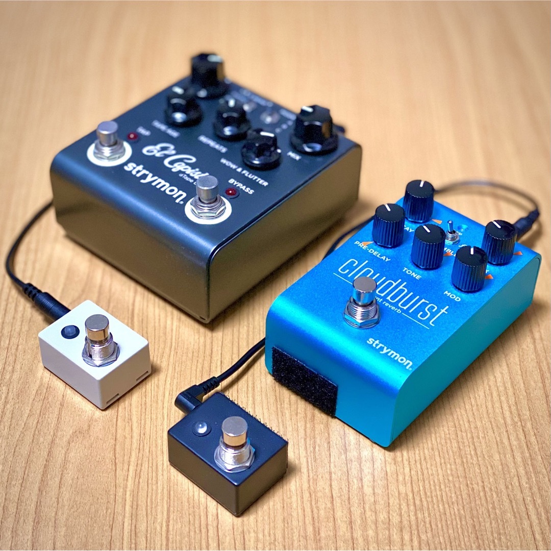 Strymon ストライモン用フェイバリットスイッチ[極小タイプ・黒] 楽器のギター(エフェクター)の商品写真