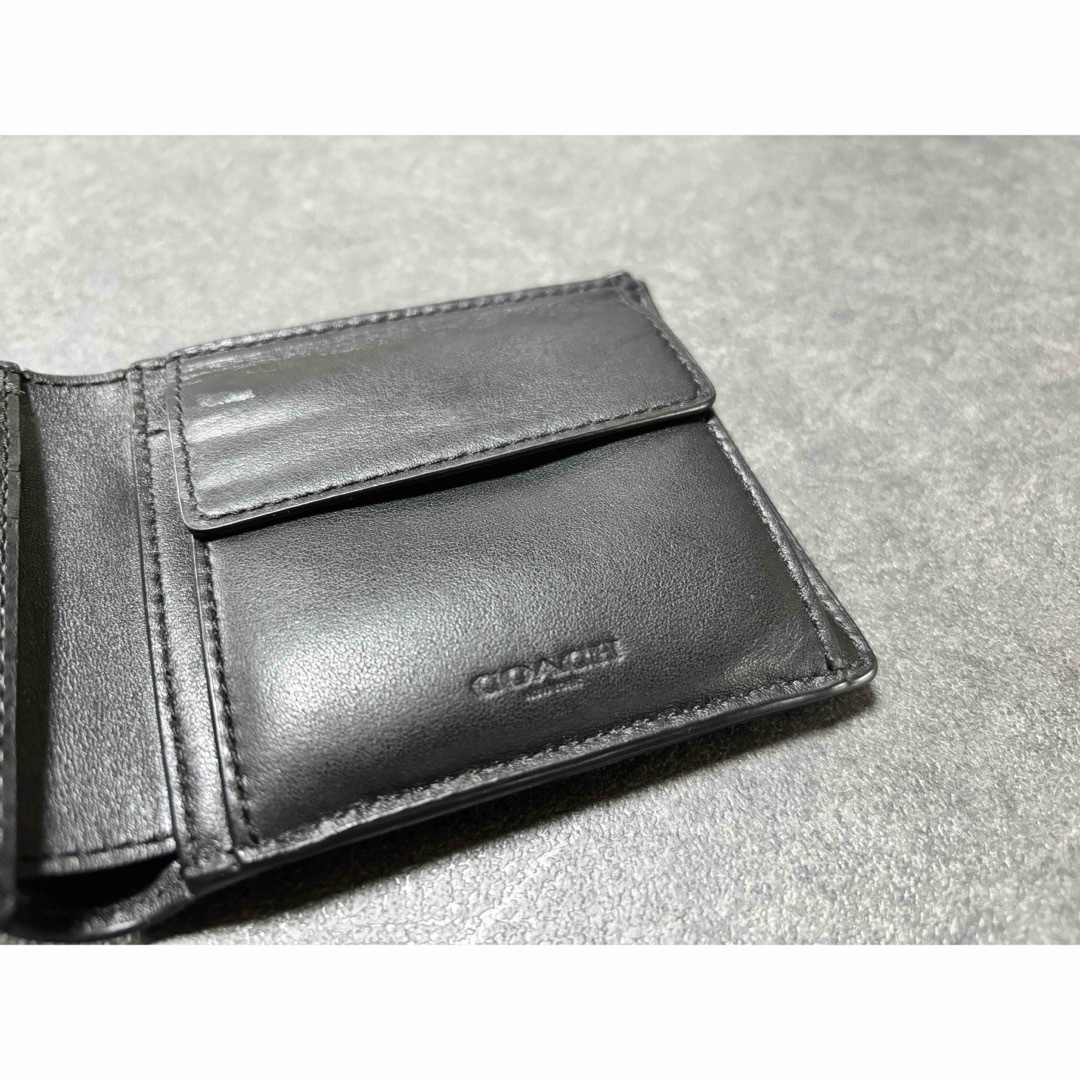 COACH(コーチ)のコーチ 二つ折り財布　coach Black メンズのファッション小物(折り財布)の商品写真
