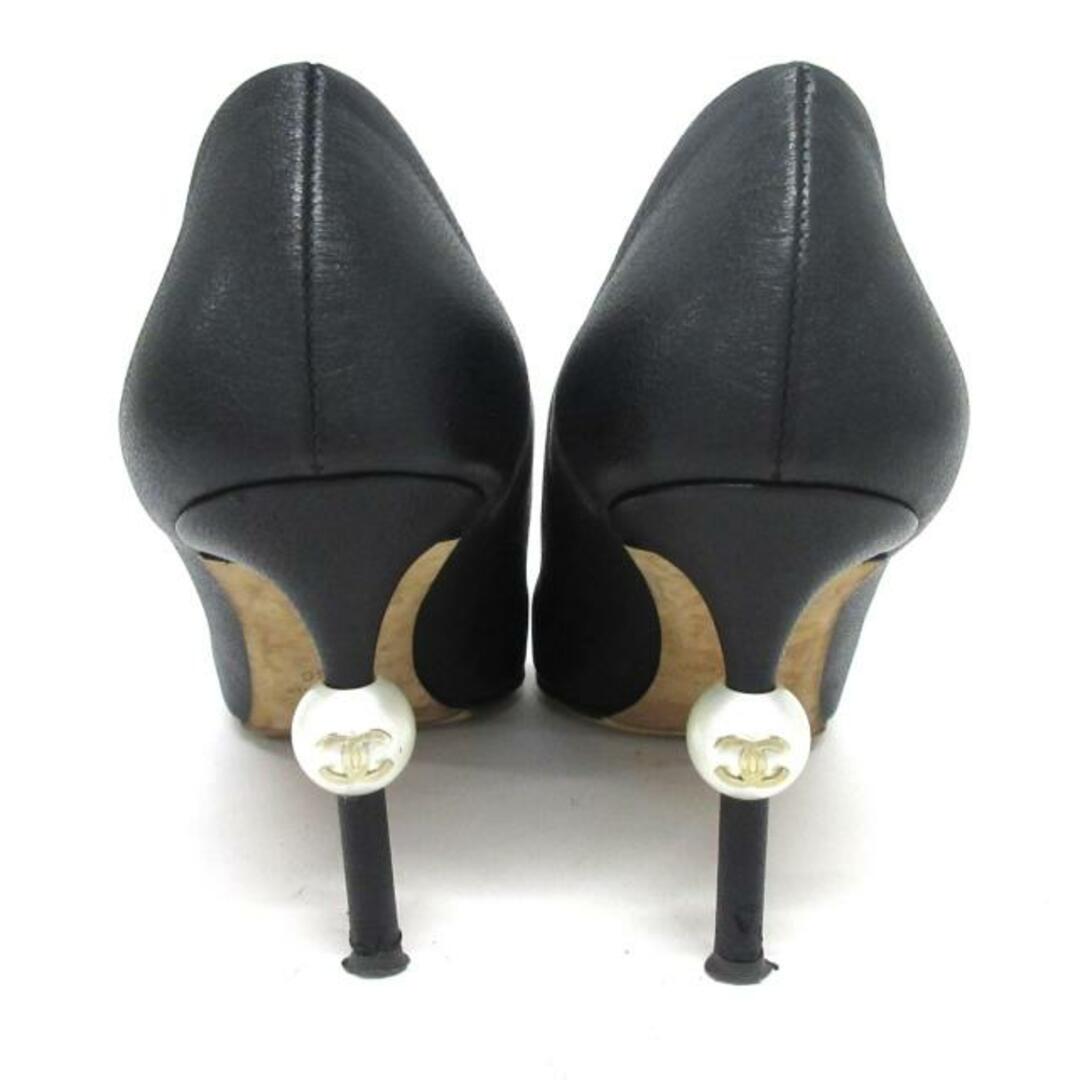 CHANEL(シャネル) パンプス 37 1/2 C レディース G31983 黒 CHANEL(シャネル) パンプス 37 1/2 C レディース G31983 黒
