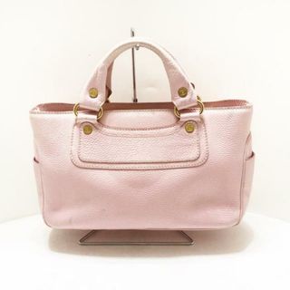 セリーヌ(celine)のCELINE(セリーヌ) ハンドバッグ ブギーバッグ ライトピンク レザー(ハンドバッグ)