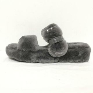 アグ(UGG)のUGG(アグ) サンダル 24 レディース ファズ イヤー 1104662 グレー ムートン(サンダル)