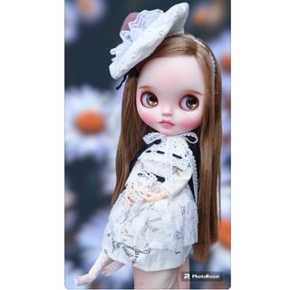 blythe _wm-354サーモンベージュ⭐️チベットラムウィッグの通販 by