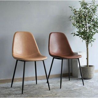 【送料無料】２脚セット〜Soft Leather Dinning Chair(ダイニングチェア)