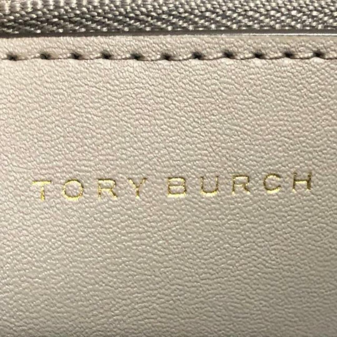 Tory Burch(トリーバーチ)のTORY BURCH(トリーバーチ) ハンドバッグ美品  - グレーベージュ レザー レディースのバッグ(ハンドバッグ)の商品写真