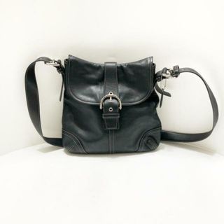 コーチ(COACH)のCOACH(コーチ) ショルダーバッグ ソーホースモールレザーダッフル 9480 黒 レザー(ショルダーバッグ)