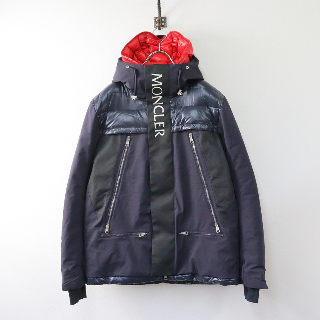 MONCLER(モンクレール)の希少 人気アイテム JPタグ 2018SS モンクレール キス コラボ MONCLER × KITH PARRACHEE ダウンジャケット T3/ネイビー 【2400013052412】 メンズのジャケット/アウター(ダウンジャケット)の商品写真