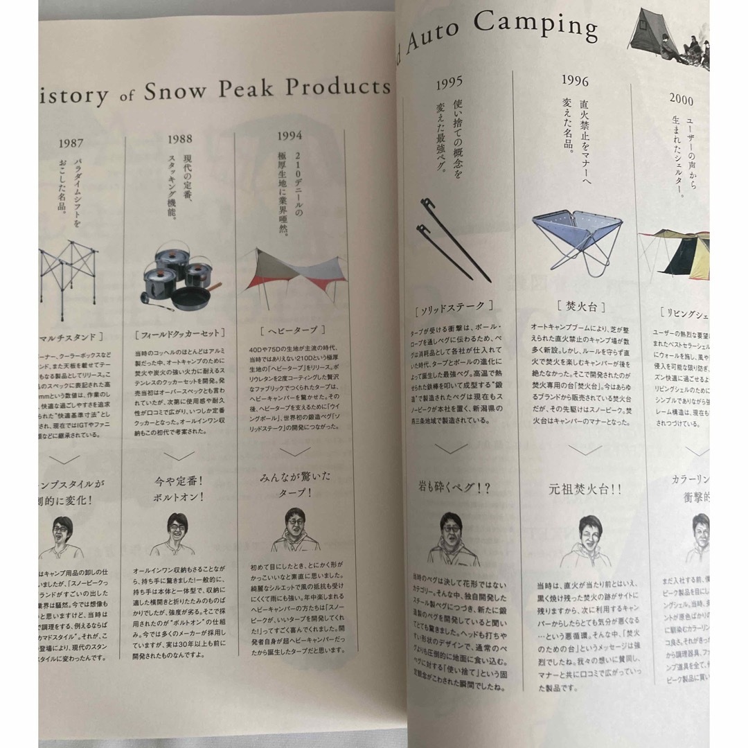 Snow Peak(スノーピーク)の【美品】snow peak 2022 カタログ エンタメ/ホビーの本(趣味/スポーツ/実用)の商品写真