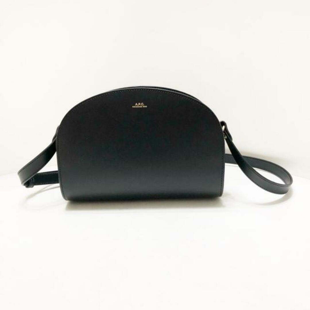 A.P.C.(アーペーセー) ショルダーバッグ美品 - 黒 レザー A.P.C.(アーペーセー) ショルダーバッグ美品 - 黒 レザー