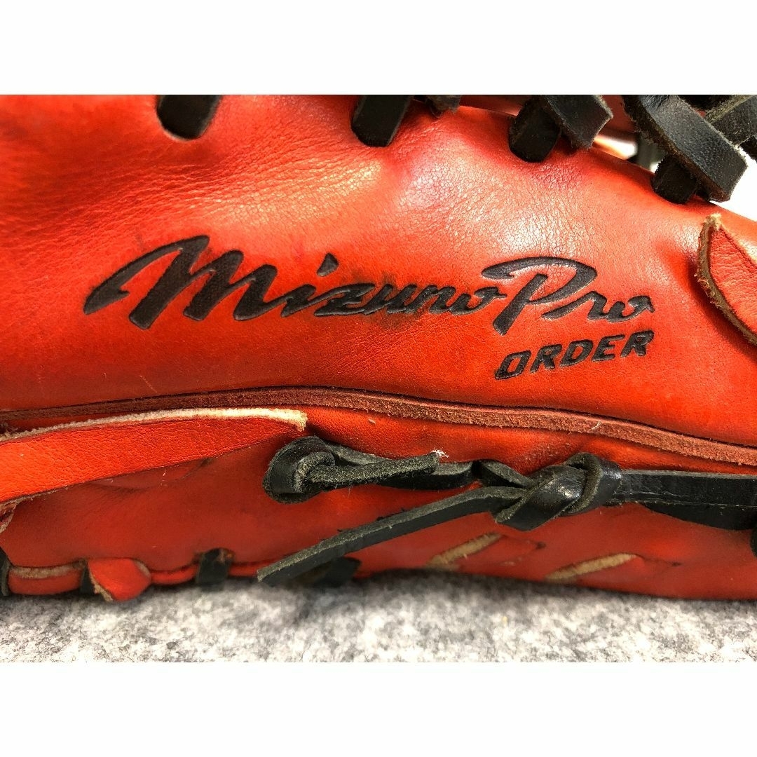 MIZUNO(ミズノ)の[2402-13] ミズノプロ オーダー 軟式　外野手用　耕作刻印 スポーツ/アウトドアの野球(グローブ)の商品写真