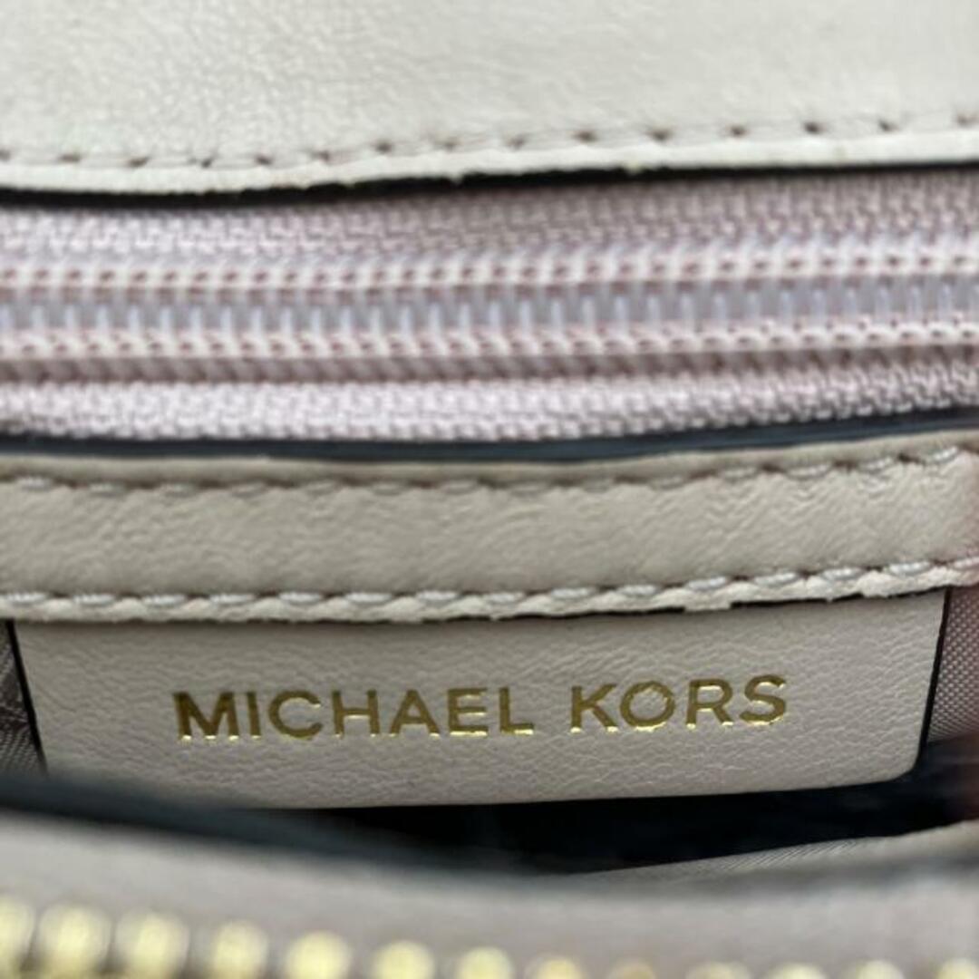 Michael Kors(マイケルコース)のMICHAEL KORS(マイケルコース) ショルダーバッグ - ピンクベージュ キルティング/チェーンショルダー/斜めがけ レザー レディースのバッグ(ショルダーバッグ)の商品写真