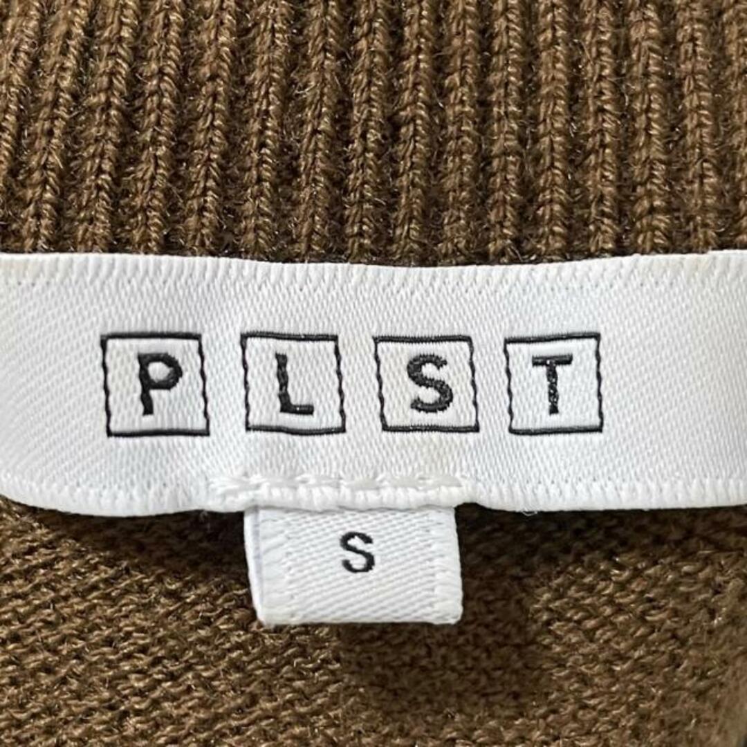 PLST(プラステ)のPLS+T(PLST)(プラステ) レディースパンツセットアップ レディース - ダークブラウン ニット レディースのレディース その他(セット/コーデ)の商品写真