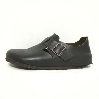 ビルケンシュトック(BIRKENSTOCK)のBIRKEN STOCK(ビルケンシュトック) サンダル 42 メンズ - ダークブラウン レザー(サンダル)