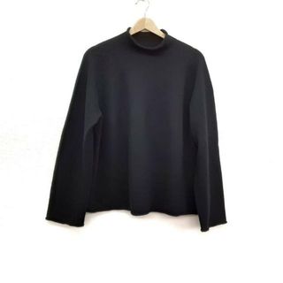 セオリー(theory)のtheory(セオリー) 長袖セーター サイズL レディース美品  - 黒 ハイネック/カシミア混(ニット/セーター)