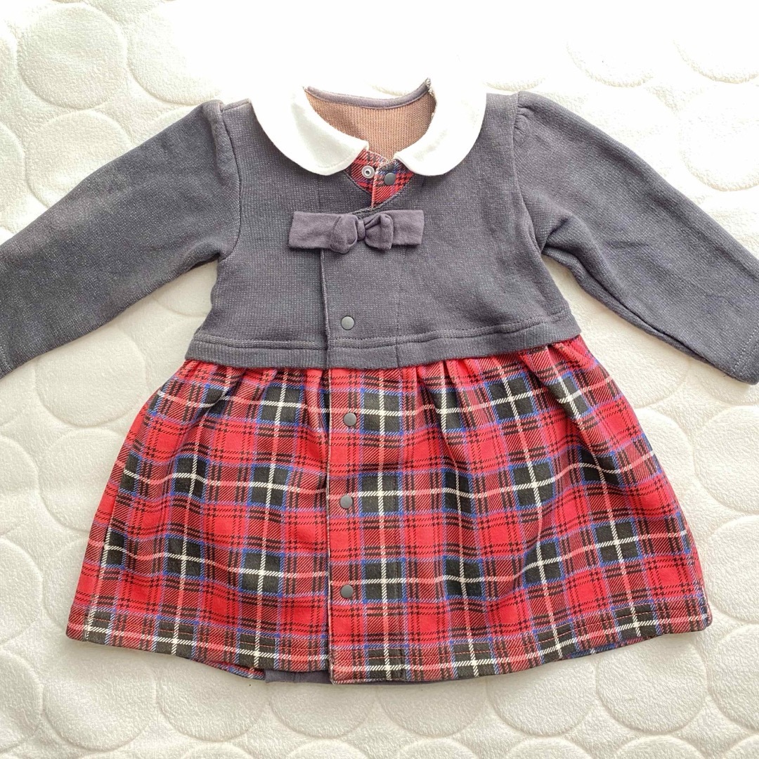 Combi mini(コンビミニ)のコンビミニ　ワンピース　80 キッズ/ベビー/マタニティのベビー服(~85cm)(ワンピース)の商品写真