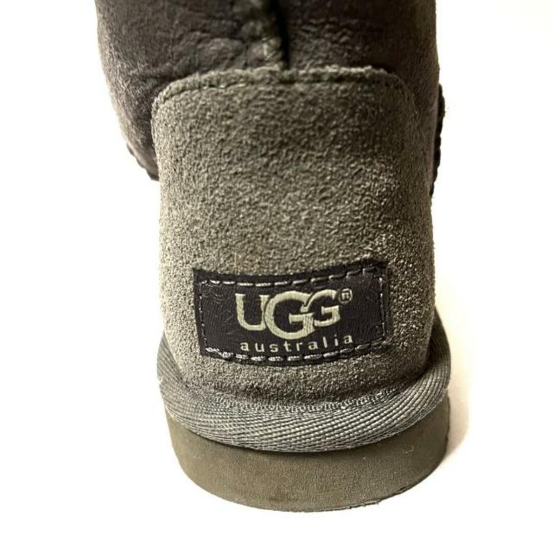 UGG(アグ)のUGG(アグ) ショートブーツ 23 レディース - 5825 ダークグレー ムートン レディースの靴/シューズ(ブーツ)の商品写真