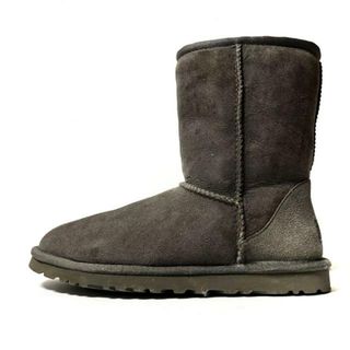 アグ(UGG)のUGG(アグ) ショートブーツ 23 レディース - 5825 ダークグレー ムートン(ブーツ)