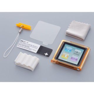 iPod nano（6th）専用クリスタルハードカバー オレンジ(ポータブルプレーヤー)