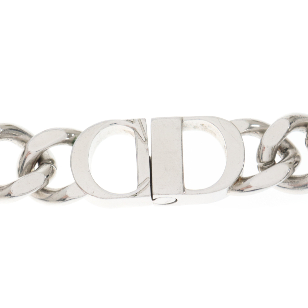 Dior(ディオール)のDIOR ディオール ICON CD アイコンチョーカー ネックレス シルバー 真鍮 メンズのアクセサリー(ネックレス)の商品写真