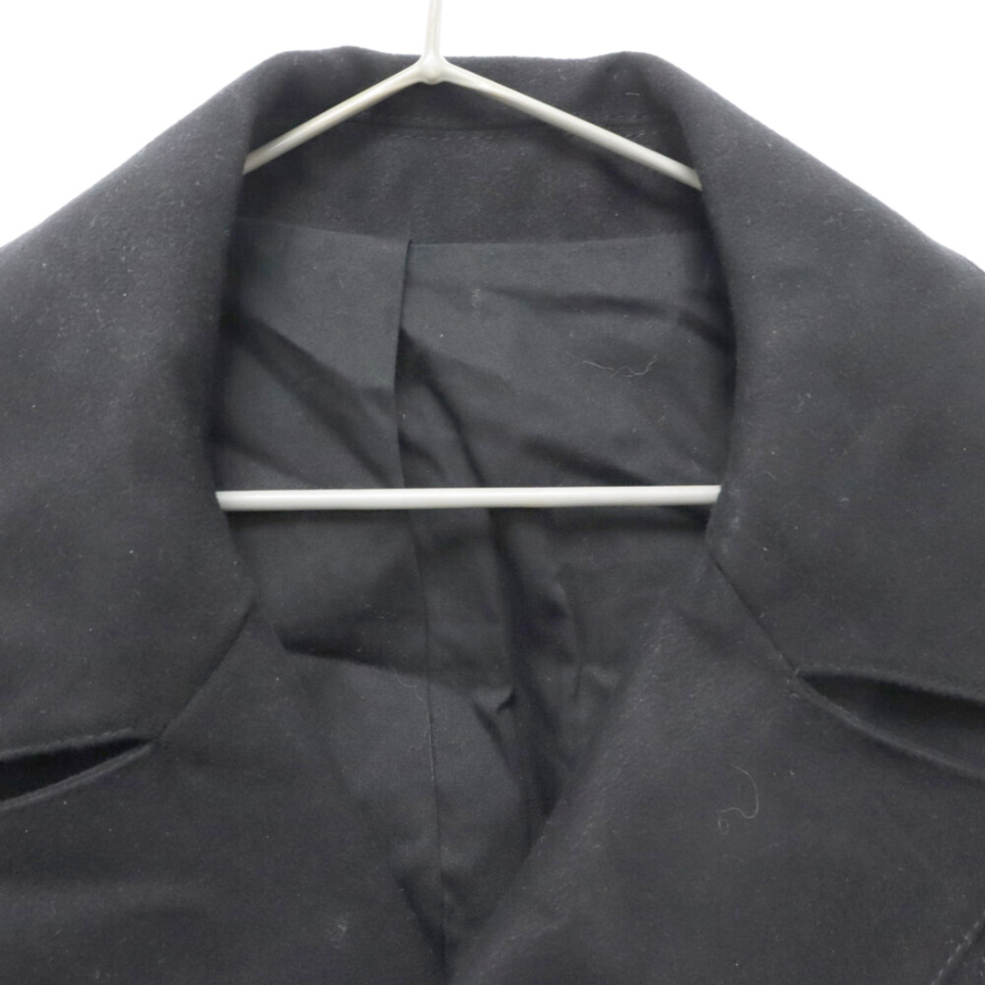 BALMAIN(バルマン)のBALMAIN バルマン Double Breasted Black Coat ダブルブレスト ビスコースロング コート ジャケット ブラック W8H3089T374 メンズのジャケット/アウター(フライトジャケット)の商品写真