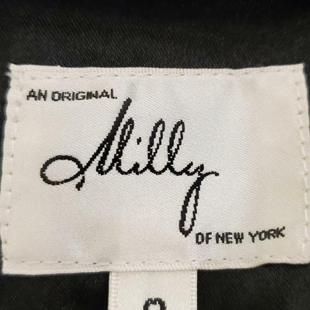 Milly(ミリー)のMILLY(ミリー) ワンピース サイズ0 XS レディース美品  - ネイビー×ライトブルー×マルチ クルーネック/ノースリーブ/ひざ丈 レディースのワンピース(その他)の商品写真