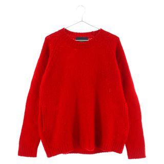 アンダーカバー(UNDERCOVER)のUNDERCOVER アンダーカバー 15AW CASHEMERE WOOL KNIT SWEATER カシミヤ ウールニット 長袖セーター レッド UCP4901-2(ニット/セーター)