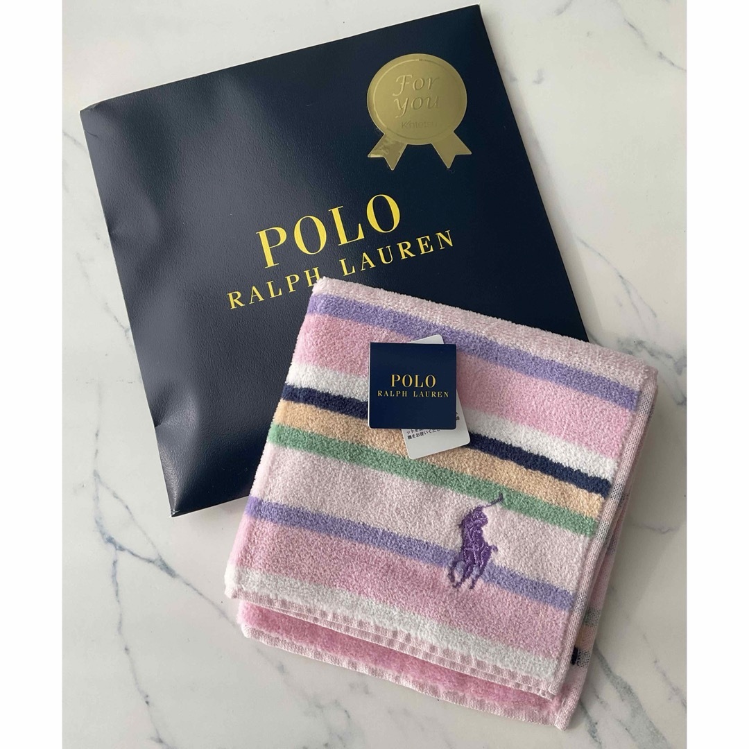 POLO RALPH LAUREN(ポロラルフローレン)の⭐︎新品・タグ付・未使用品⭐︎POLOハンカチ レディースのファッション小物(ハンカチ)の商品写真