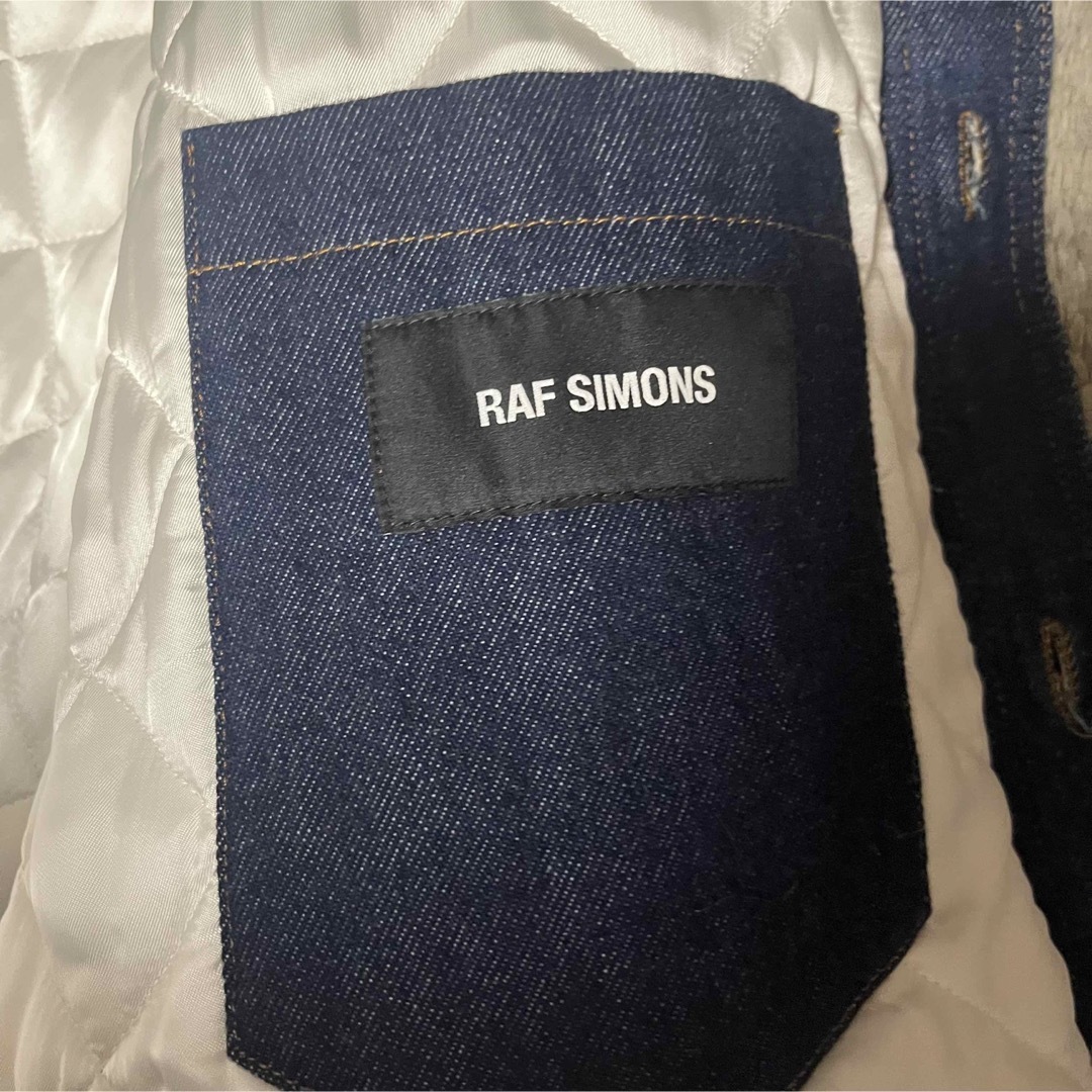 RAF SIMONS(ラフシモンズ)のエイサップロッキー着用　ラフシモンズ　キルティングオーバーサイズデニムジャケット メンズのジャケット/アウター(Gジャン/デニムジャケット)の商品写真