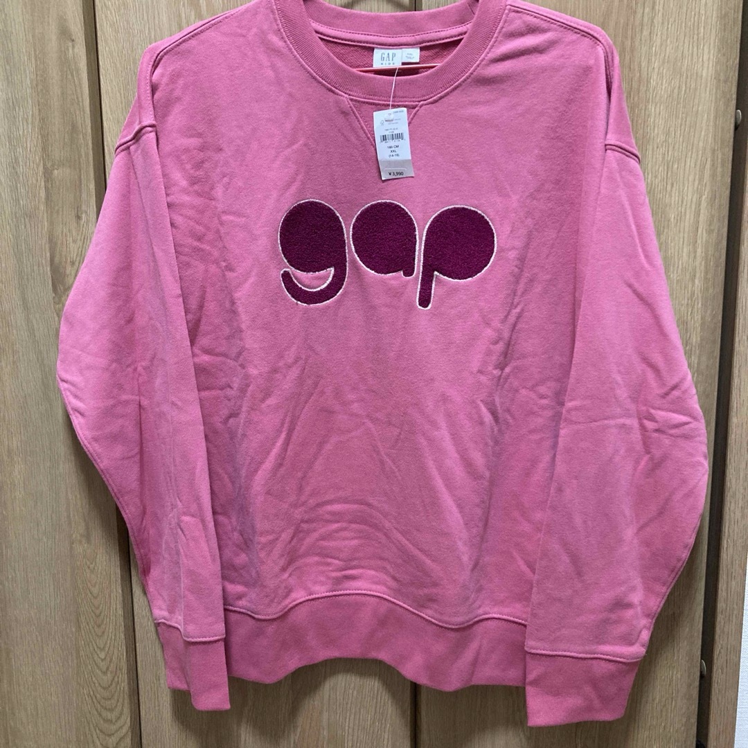 GAP Kids(ギャップキッズ)の新品未使用 GAP トレーナー キッズ/ベビー/マタニティのキッズ服女の子用(90cm~)(Tシャツ/カットソー)の商品写真