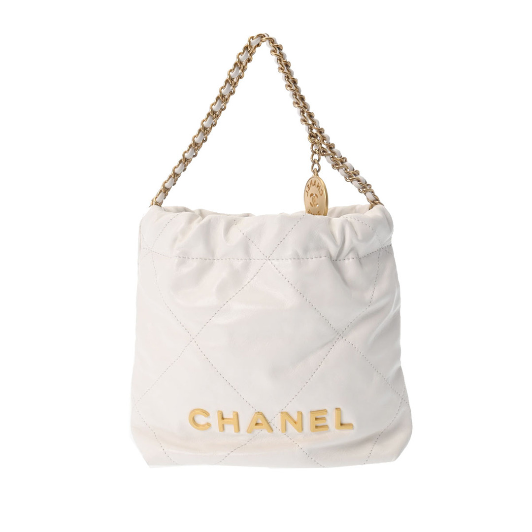 CHANEL(シャネル)のシャネル  シャネル22 ホーボーバッグ 2WAYバッグ 白 レディースのバッグ(ハンドバッグ)の商品写真