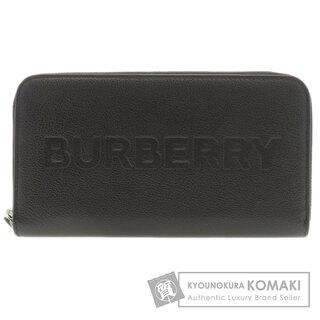 バーバリー(BURBERRY)のBURBERRY ロゴモチーフ 長財布（小銭入れあり） レザー レディース(財布)