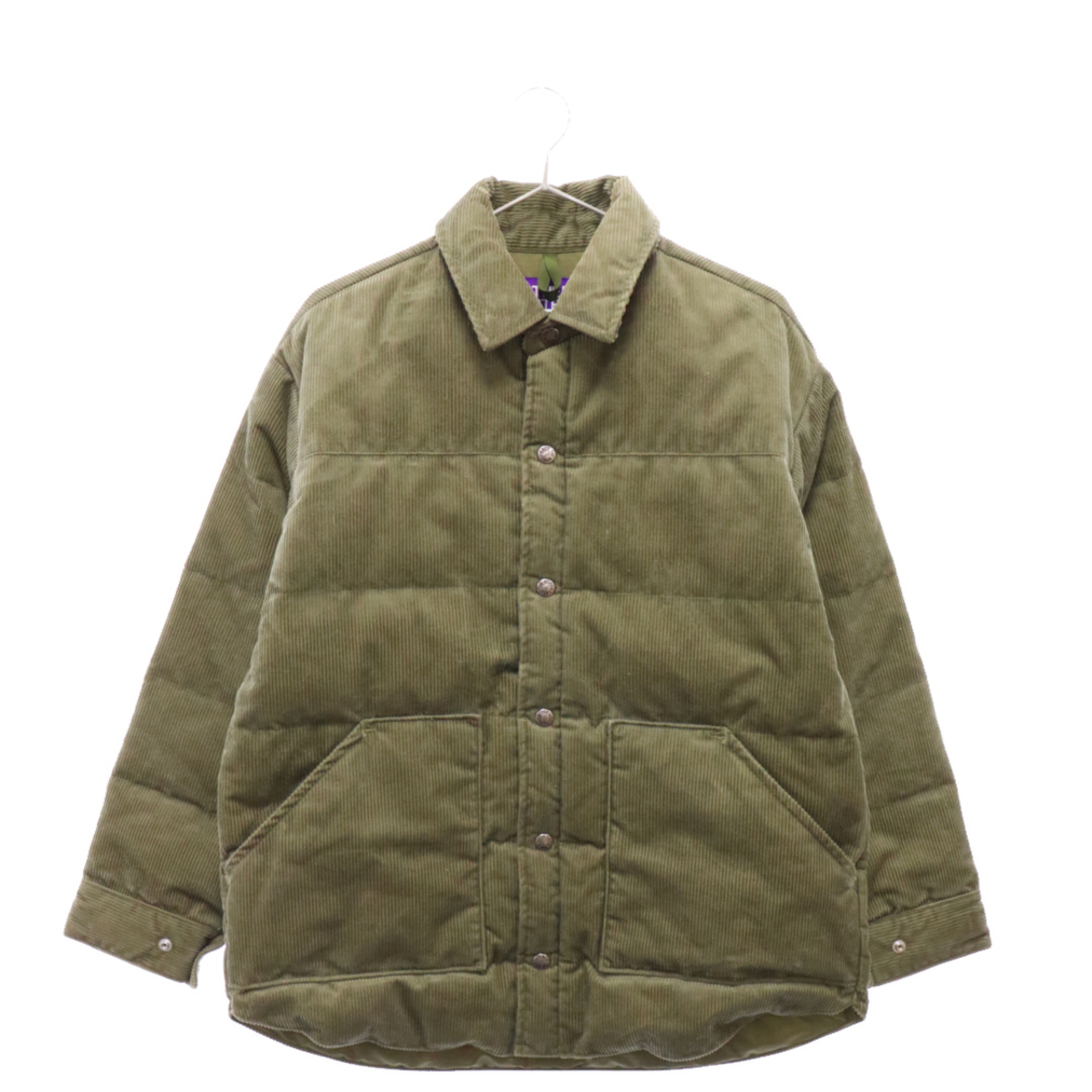 THE NORTH FACE ザノースフェイス PURPLE LABEL Corduroy Down Shirt Jacket パープルレーベル コーデュロイ ダウンジャケット カーキ ND2154N