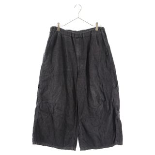 ラッドミュージシャン(LAD MUSICIAN)のLAD MUSICIAN ラッドミュージシャン 2TUCK WIDE CROPPED PANTS 2タック ワイド クロップドデニムパンツ ブラック 2318-502(その他)