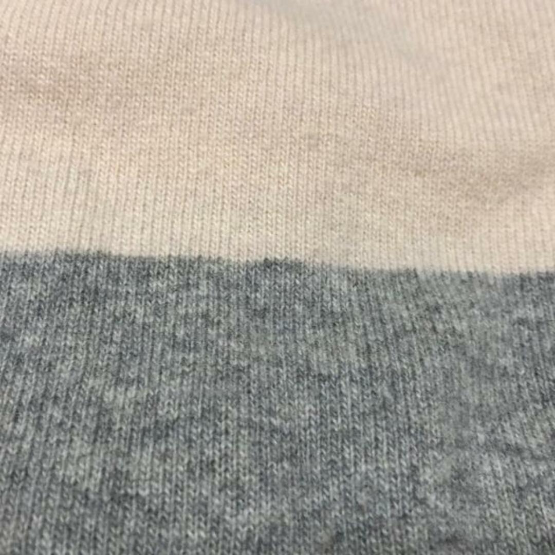 BEIGE,(ベイジ)のBEIGE(ベイジ) 長袖セーター サイズ4 XL レディース - アイボリー×グレー レディースのトップス(ニット/セーター)の商品写真