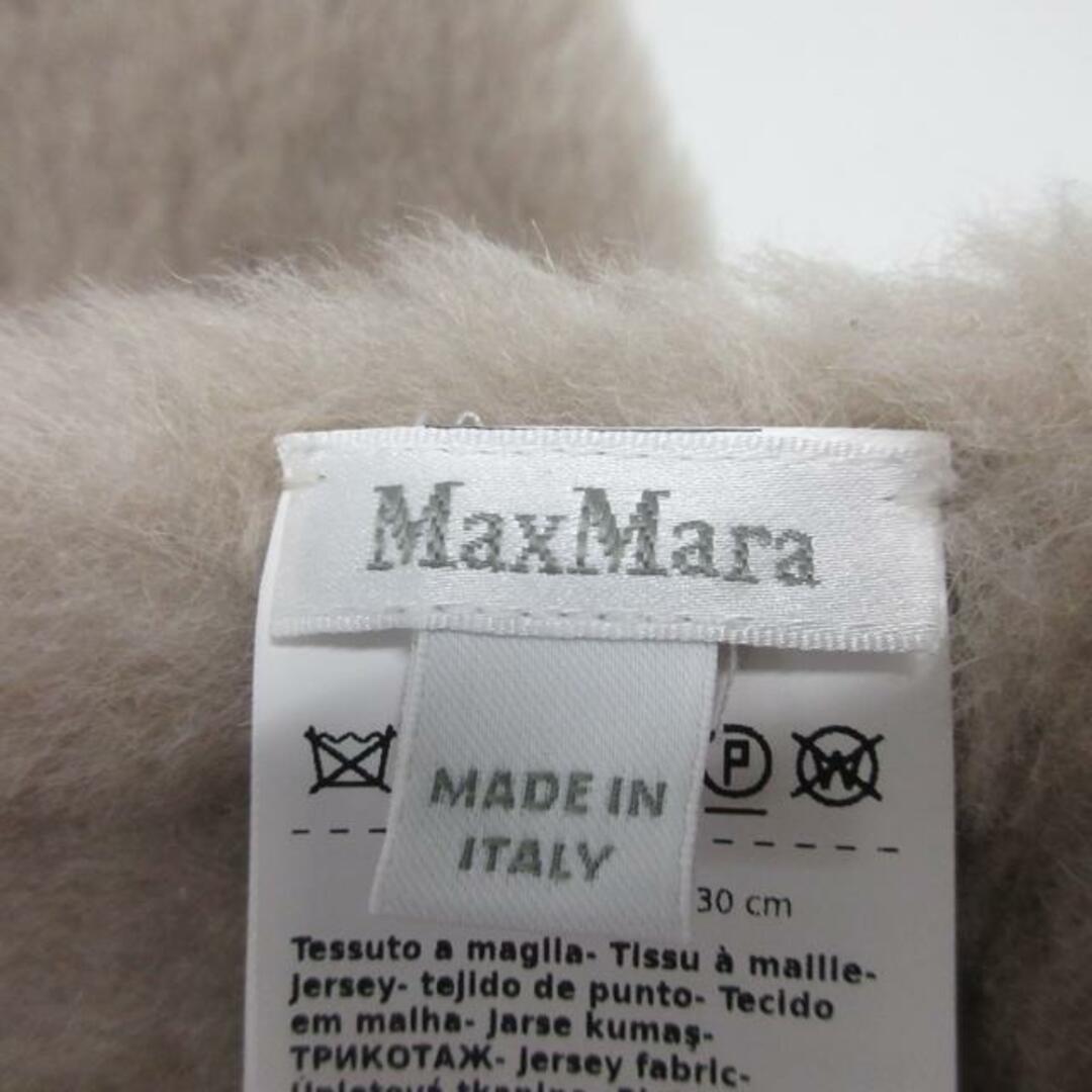 Max Mara(マックスマーラ)のMax Mara(マックスマーラ) マフラー美品  テディ ベア 454608236 ベージュ アルパカ×ウール×シルク レディースのファッション小物(マフラー/ショール)の商品写真