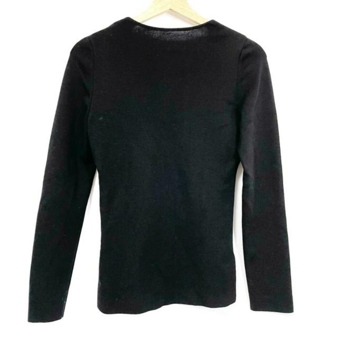 FOXEY - FOXEY(フォクシー) 長袖セーター サイズ38 M レディース - 黒 FOXEY - FOXEY(フォクシー) 長袖セーター サイズ38 M レディース - 黒