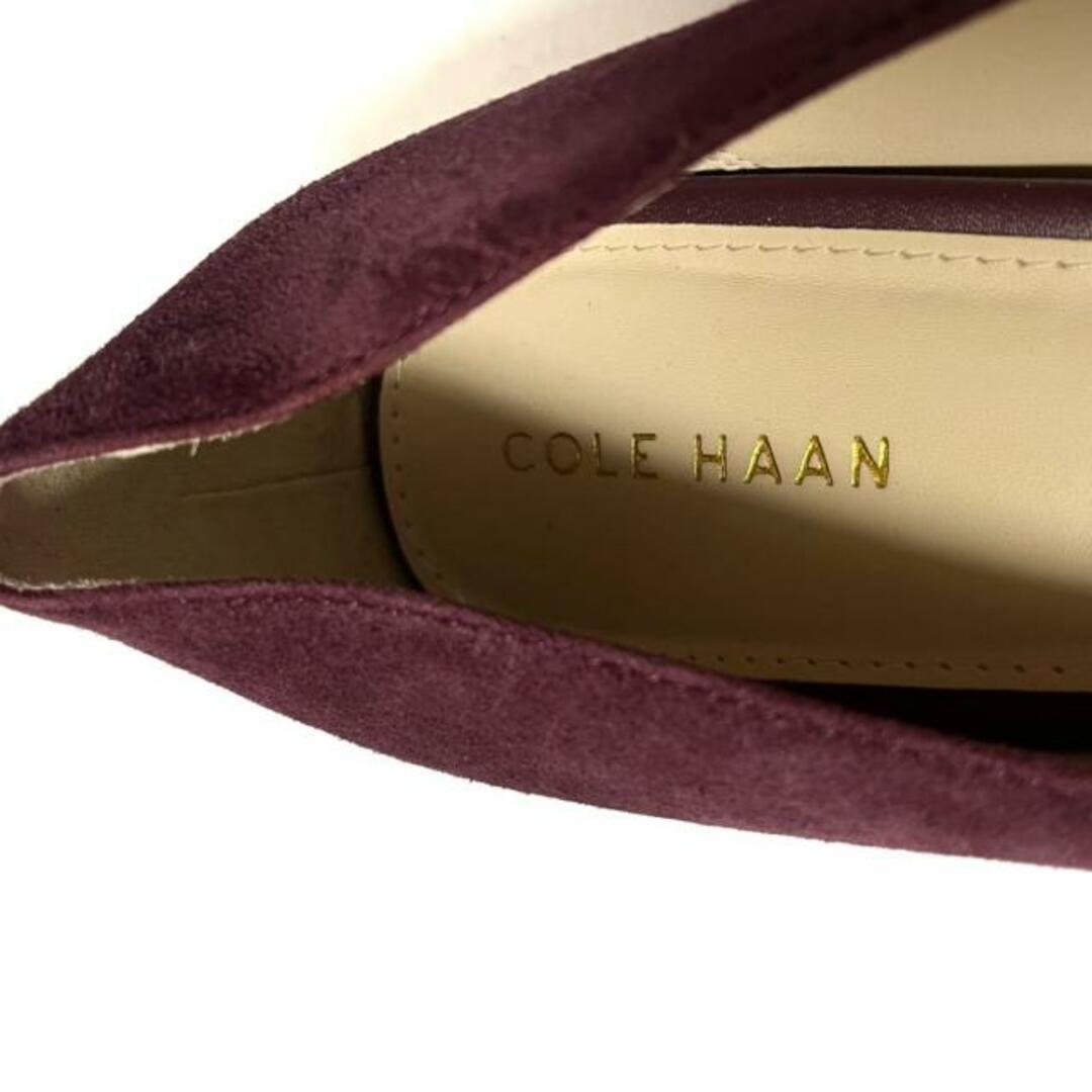 Cole Haan(コールハーン)のCOLE HAAN(コールハーン) パンプス 7B レディース - ボルドー アウトソール張替済 スエード×レザー レディースの靴/シューズ(ハイヒール/パンプス)の商品写真