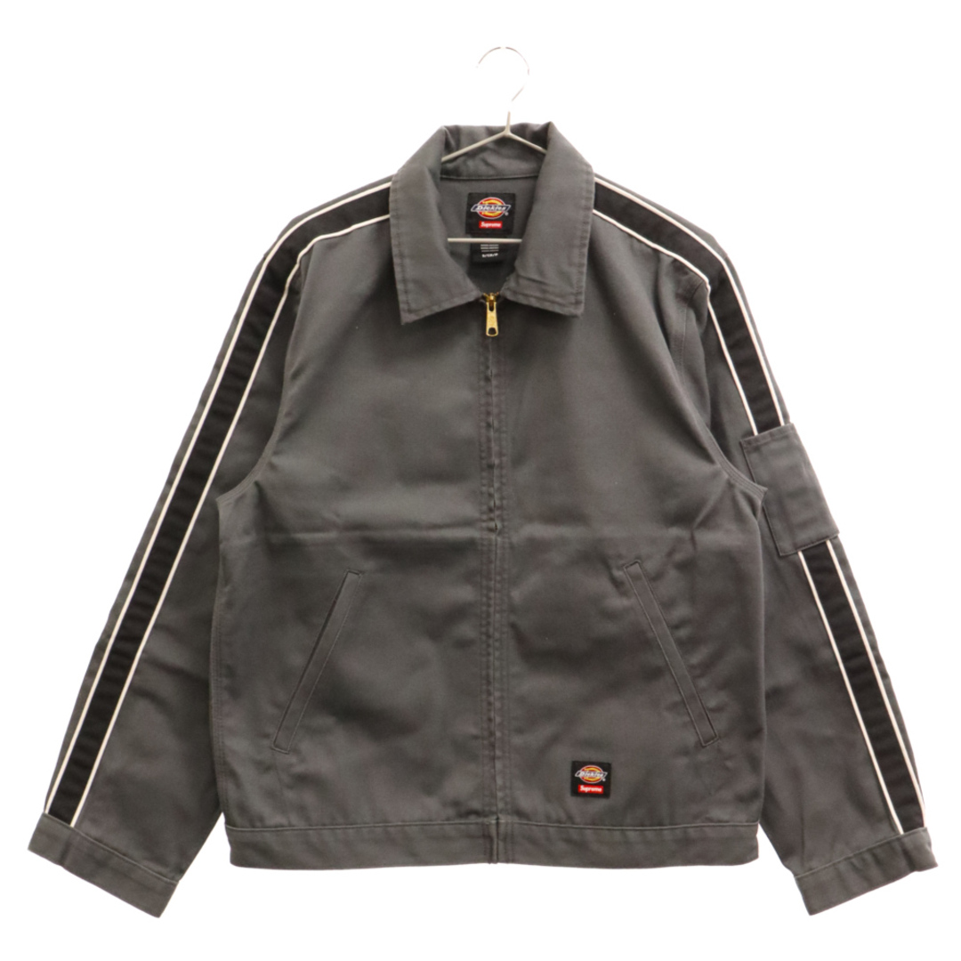 Supreme(シュプリーム)のSUPREME シュプリーム 22SS×Dickies Stripe Eisenhower Jacket ストライプアイゼンハワージャケット ワークジャケット グレー メンズのジャケット/アウター(フライトジャケット)の商品写真