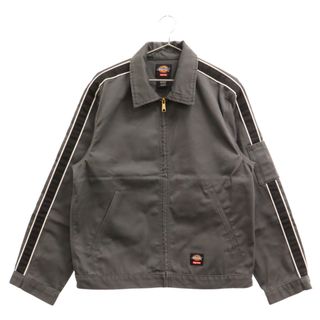 シュプリーム(Supreme)のSUPREME シュプリーム 22SS×Dickies Stripe Eisenhower Jacket ストライプアイゼンハワージャケット ワークジャケット グレー(フライトジャケット)