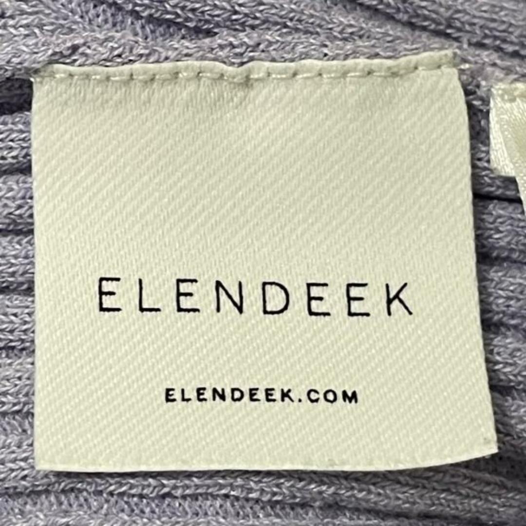 ELENDEEK(エレンディーク) 長袖セーター サイズF レディース - ライトパープル クルーネック レディースのトップス(ニット/セーター)の商品写真