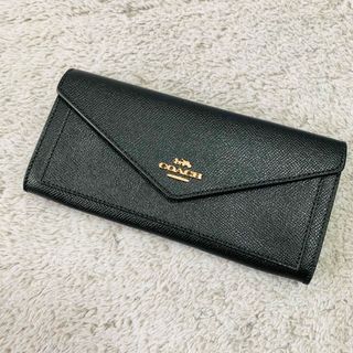 COACH - 新品未使用！COACHコーチ長財布デニムマルチカラーストラップ