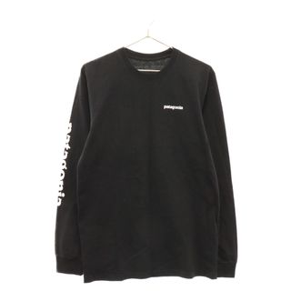 パタゴニア(patagonia)のPATAGONIA パタゴニア 19AW M's L/S Text Logo Responsibill-Tee テキストロゴ ロングスリーブ レスポンシビリティー 長袖Tシャツ ブラック 39042(Tシャツ/カットソー(七分/長袖))