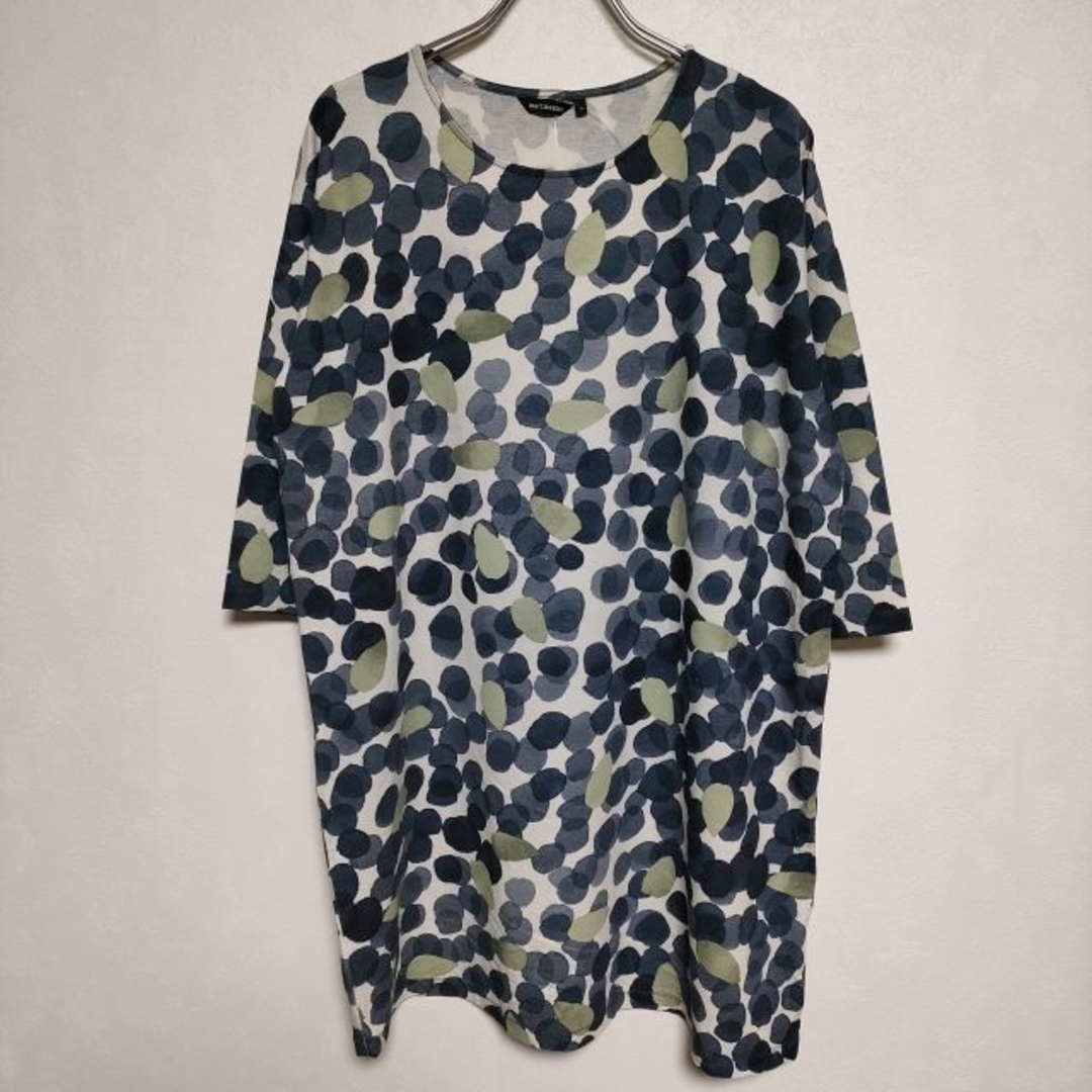 marimekko(マリメッコ)のmarimekko MUSTIKKAMAA ムスティッカマア S チュニック ワンピース ネイビー レディース マリメッコ【中古】4-0207M∞ レディースのワンピース(その他)の商品写真