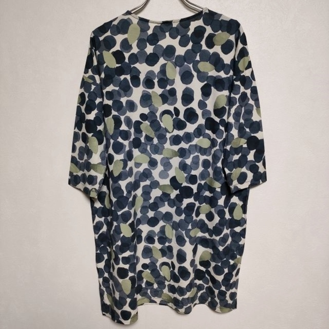 marimekko(マリメッコ)のmarimekko MUSTIKKAMAA ムスティッカマア S チュニック ワンピース ネイビー レディース マリメッコ【中古】4-0207M∞ レディースのワンピース(その他)の商品写真